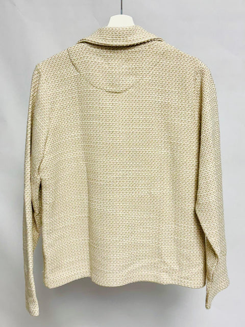 Elegant structured fabric jacket SixStop
