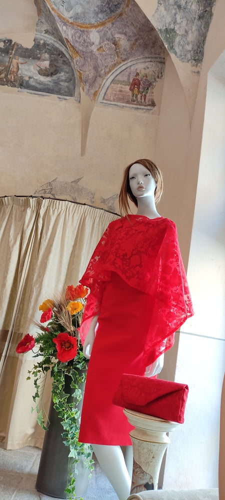 Cerimonial Dress - Little red dress Bruna Couture