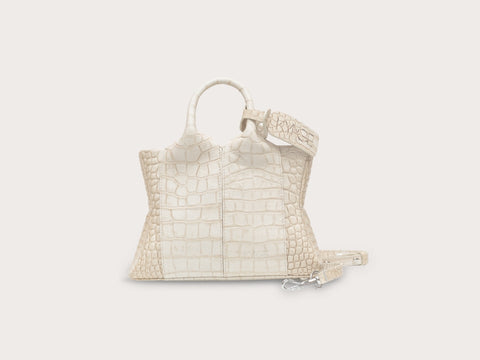 Bag - Butterfly with Crocodile Print