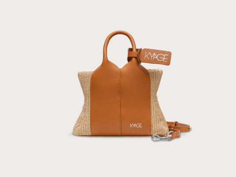 Bag -Butterfly with Straw Basket Small