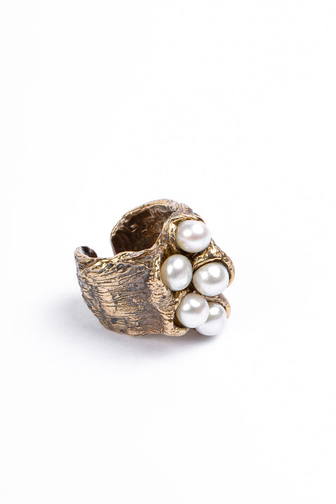 Ring - Intertwined pearl ring Axum Monili