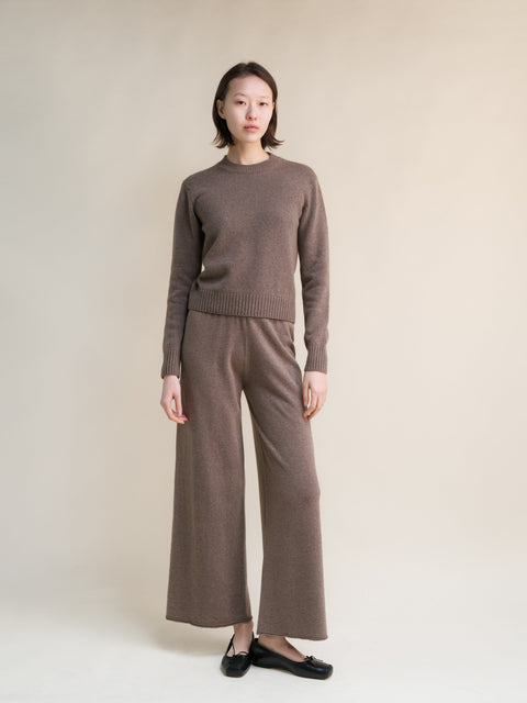 Cashmere Mix Crewneck Sweater - Lèmme