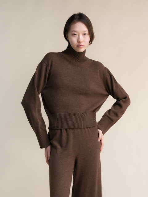 Cashmere Mix Turtleneck Sweater - Lèmme