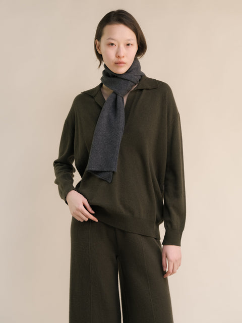 Cashmere Mix Jabot - Lèmme