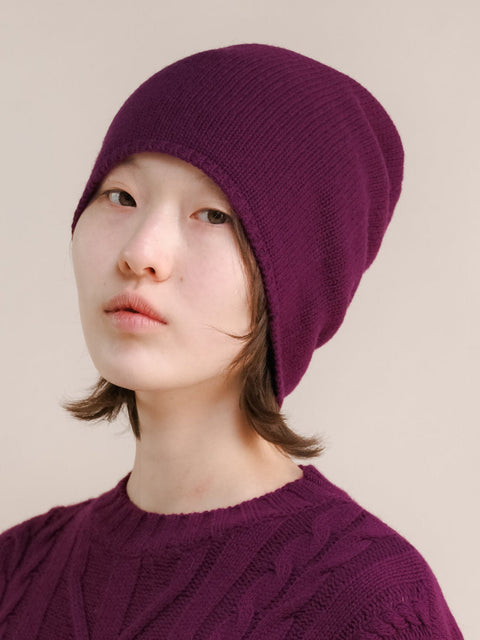 Cashmere Mix Beanie (3D-Knit) - Lèmme
