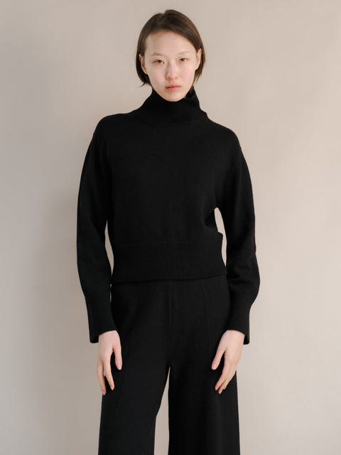 Cashmere Mix Turtleneck Sweater - Lèmme