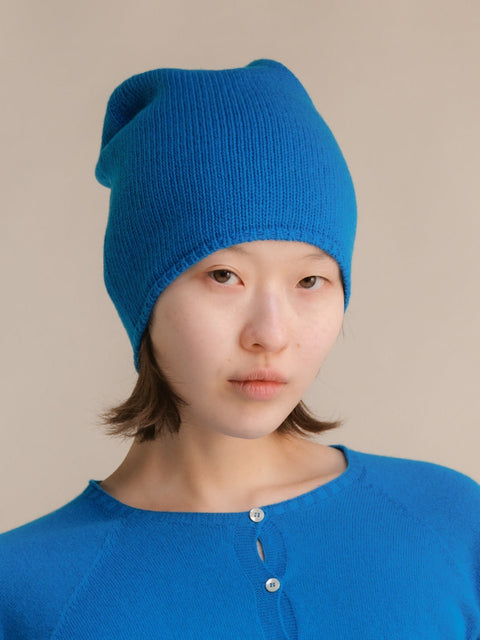 Cashmere Mix Beanie (3D-Knit) - Lèmme