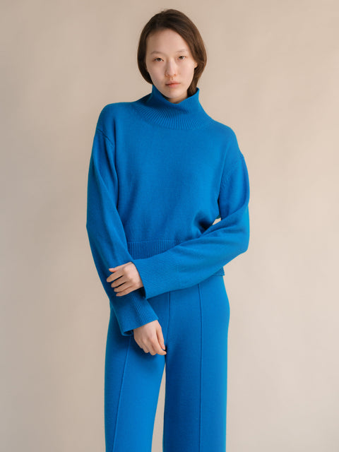 Cashmere Mix Turtleneck Sweater - Lèmme