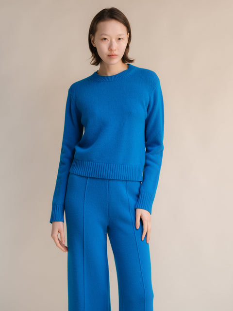Cashmere Mix Crewneck Sweater - Lèmme