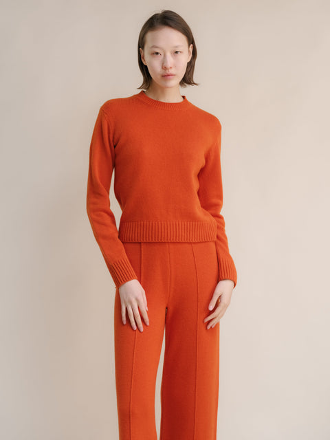 Cashmere Mix Crewneck Sweater - Lèmme