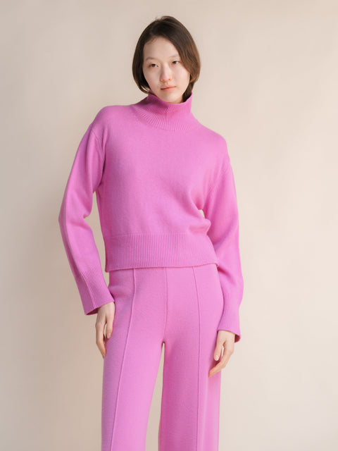 Cashmere Mix Turtleneck Sweater - Lèmme