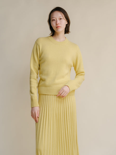 Cashmere Mix Crewneck Sweater - Lèmme