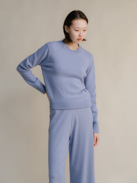 Cashmere Mix Crewneck Sweater - Lèmme