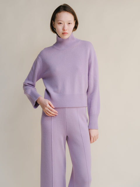 Cashmere Mix Turtleneck Sweater - Lèmme