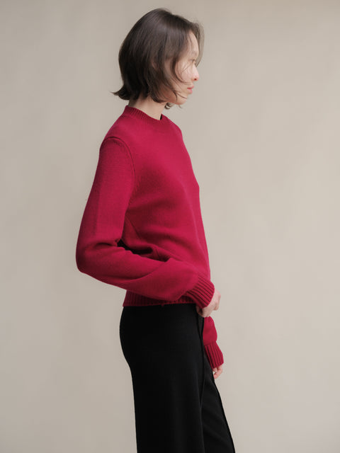 Pure Cashmere Crewneck Sweater - Lèmme