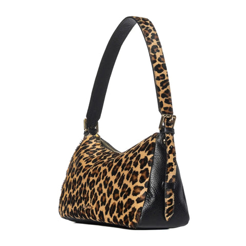 Tote Bag in Pony Hair & Pebbled Leather