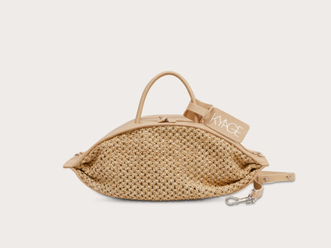 Bag - Chicca with Rashel Net Straw - 43x15x29