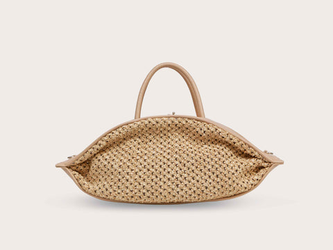 Bag - Chicca with Rashel Net Straw - 43x15x29