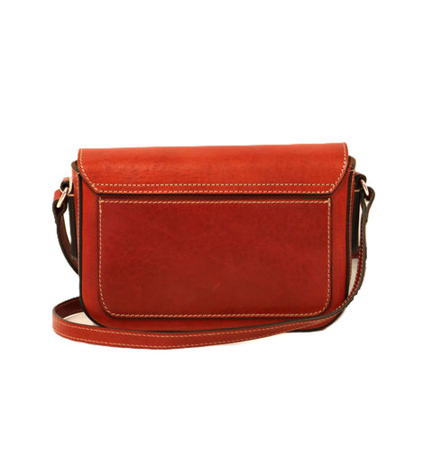Tuscan Leather Shoulder Bag (Ring Magnetic Closure)