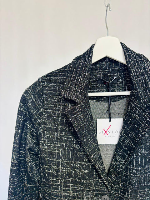 Blazer jacquard con motivo floreale SixStop