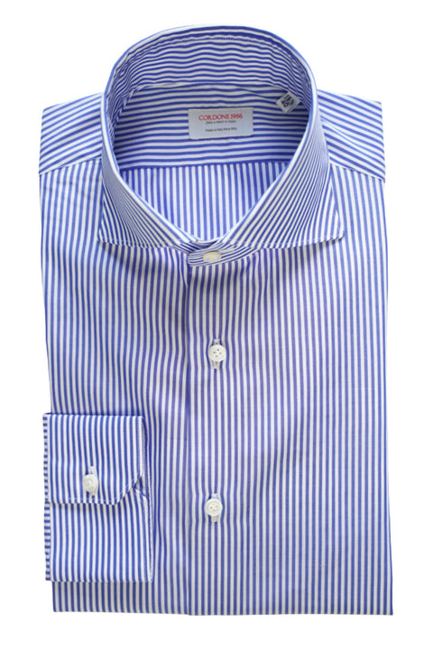 Fine stripe popeline shirt Cordone 1956