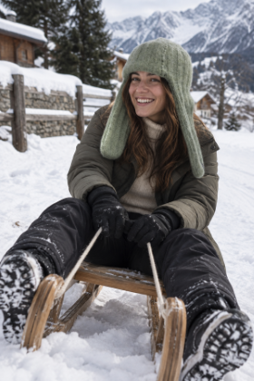 Bessie Alpaca Winter Hat – Sage Green