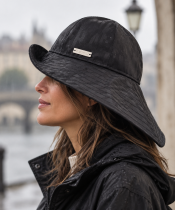 Nuala Waterproof Hat – Black