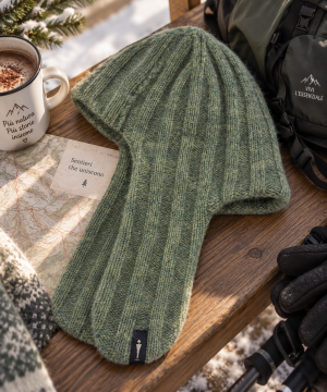 Bessie Alpaca Winter Hat – Sage Green