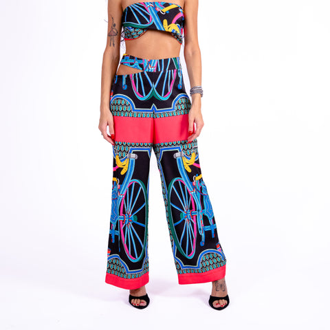 Trousers - Print Silvia Serafini