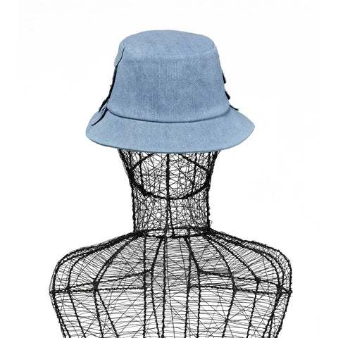 Hat - Denim Patch Bucket Axis