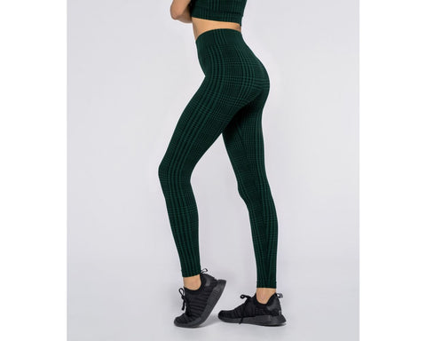 Leggings - Dakota Houndsttoh Greeen/Black Heart and Soul