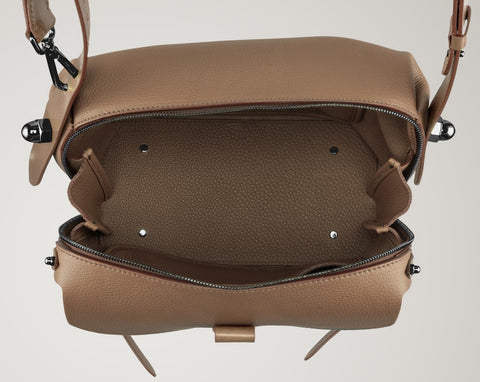 Bag - Lift Bag Gun Metal Pugnetti Parma