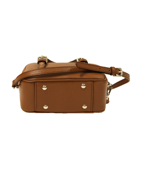 Soft Boston Bag in Hammered Dollar-Print Calfskin