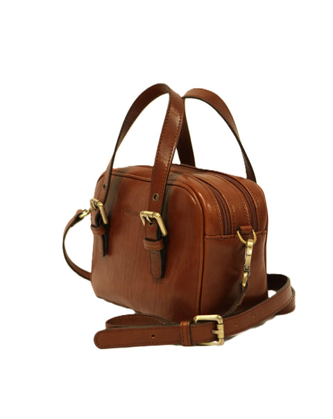 Tuscan Leather Top Handle Bag (Double Zip)