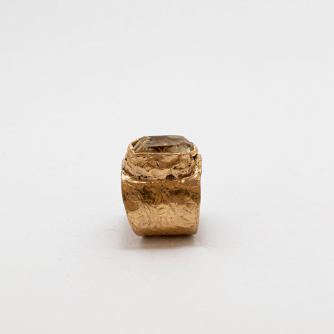 Ring - Ring with rough Stone Axum Monili