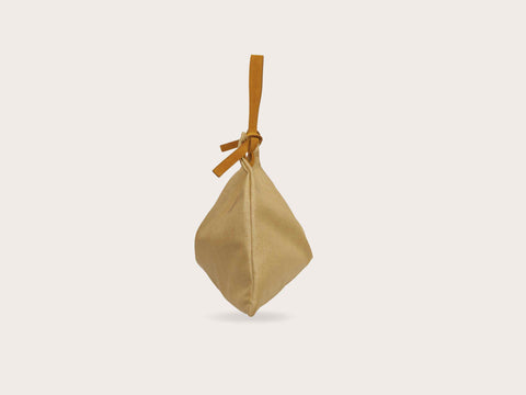 Bag - Flag in Straw and Suede