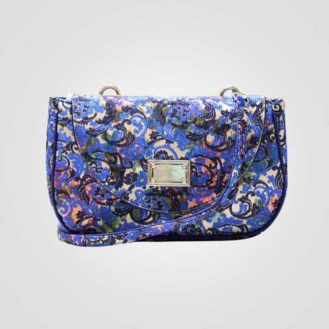 Shoulder Bag - Cleo Blue Cordini Rita