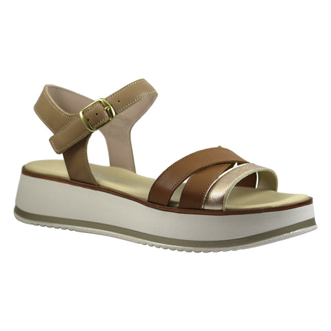 Sandals - Anastasia 9981 Leather Platinum Cristhàlia
