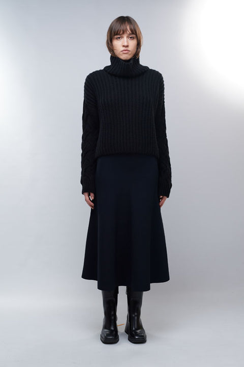 Skirt - Flared Midi Skirt Confezioni Giovi