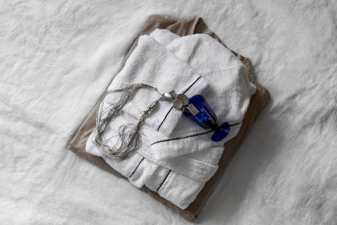 Erbium Bathrobe With Hood
