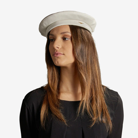 Hat - Leather Beret Axis