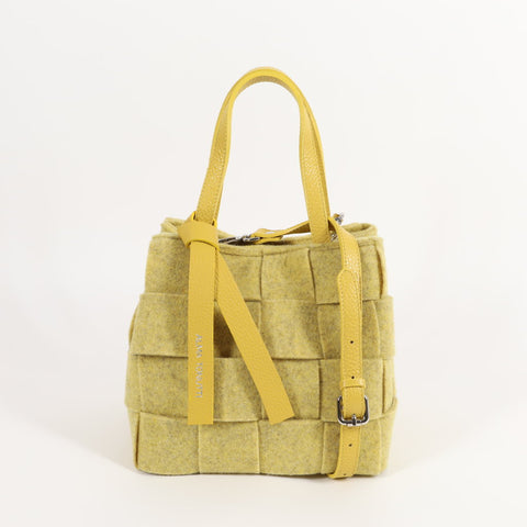 Felt handvowen bag ALMA TONUTTI
