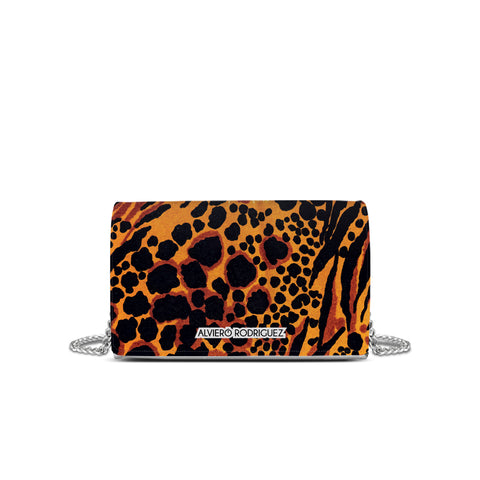 Ketty Bianca Orange Leopard Alviero Rodriguez