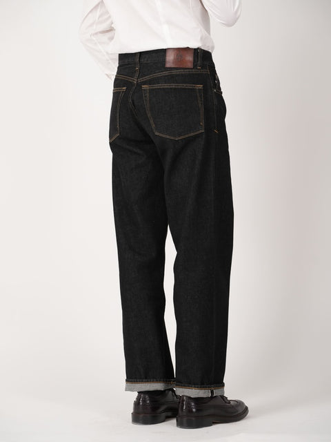 Jeans 5 Pocket Selvedge Black Gorza Heritage