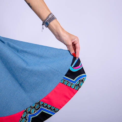 Skirt - Denim Silvia Serafini