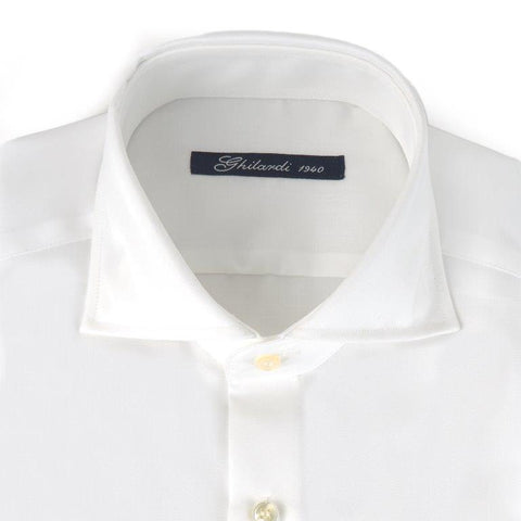Men’s White Non-Iron Pure Cotton Twill Shirt
