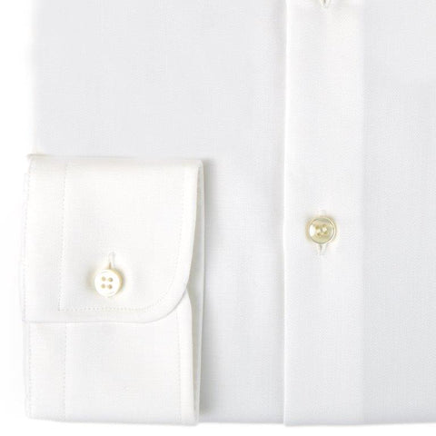 Men’s White Non-Iron Pure Cotton Twill Shirt