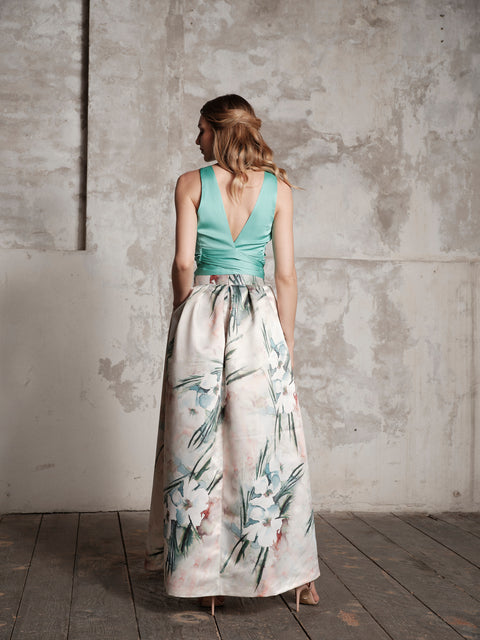 Top - Satin Green Roberta Longo