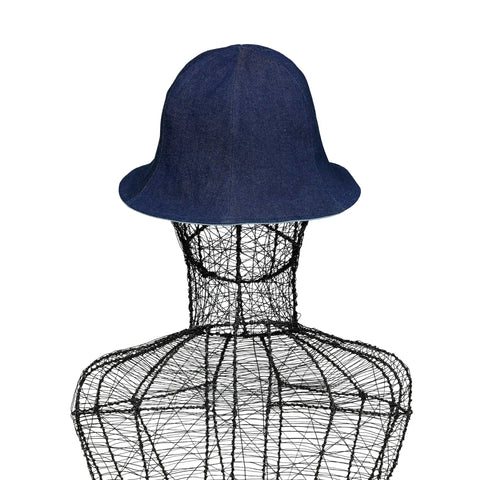 Hat - Denim Cloche Axis