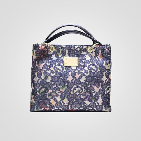 Tote Bag - Lady Lace blu Cordini Rita